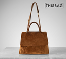 Bolsa Feminina em Camurça de Grande Capacidade