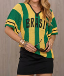 Blusa Tricot Brasil Feminina
