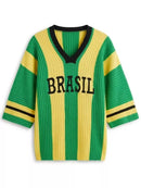 Blusa Tricot Brasil Feminina