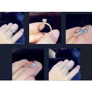 Anel Solitário Banhado a Ouro 18K com Zircônia