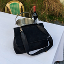 Bolsas femininas multifuncionais, bolsas crossbody de grande capacidade, bolsas de ombro femininas grandes camurça(8599)