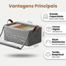 CAIXA ORGANIZADORA COM TAMPA