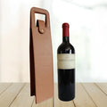 Porta Vinho em Couro Legítimo
