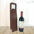 Porta Vinho em Couro Legítimo