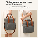 Bolsa Termica Grande Capacidade Lancheira Expansível Com Dupla Camada YB-910 BOSCO