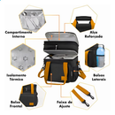 Bolsa Termica Grande Capacidade Lancheira Expansível Com Dupla Camada YB-910 BOSCO