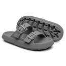 Chinelo Papete Nuvem Feminino/Masculino Slide Tira Dupla Fivela Casual