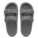 Chinelo Papete Nuvem Feminino/Masculino Slide Tira Dupla Fivela Casual